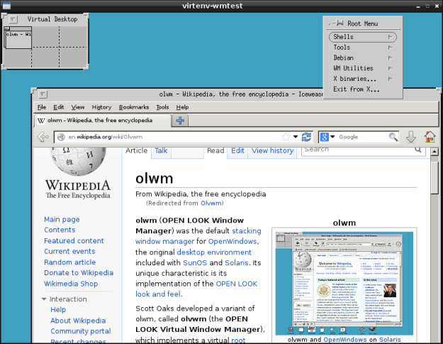 olvwm window manager